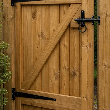 AI generated thumbnail showing garden gate fitting.