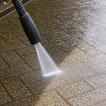 AI generated thumbnail showing driveway washing.